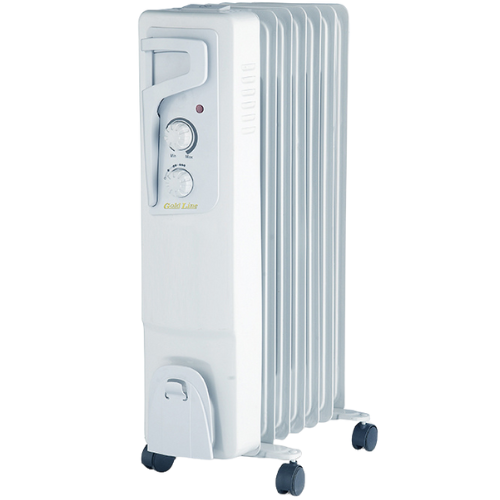 רדיאטור ‏7 ‏צלעות עם מתקן לחות Gold Line ATL-2007