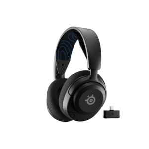 אוזניות גיימינג אלחוטיות Steelseries ARCTIS NOVA 5P PlayStation בצבע שחור