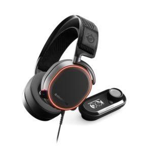 אוזניות גיימינג SteelSeries Arctis Pro + GameDAC – אודיו Hi-Res, צליל סראונד מותאם אישית בצבע שחור
