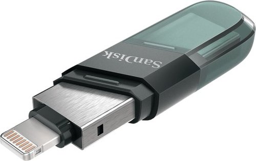 זיכרון נייד למכשירי אפל SanDisk iXpand Flip - דגם SDIX90N-064G-GN6NN - נפח 64GB