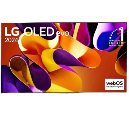 טלוויזיה חכמה "65 4K OLED EVO G4 מבית LG אל ג`י דגם OLED65G46LA אל ג'י
