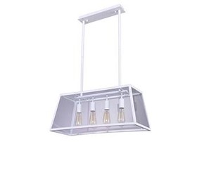 תלוי לבן עתיק E27 4X40W