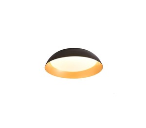 פלפון צמוד שחור+זהב 40 LED 24W