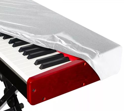 זוית נוספת On Stage KDA7061W 61 Key Keyboard Dust Cover