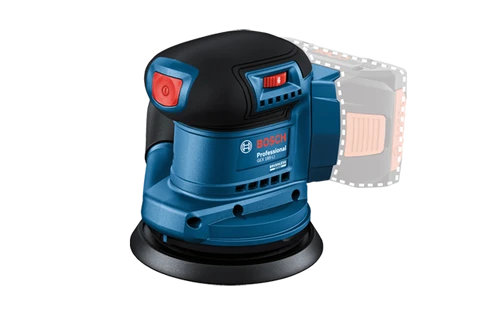 מלטשת אקצנטרית נטענת GEX 185-LI – גוף בלבד – Bosch Professional