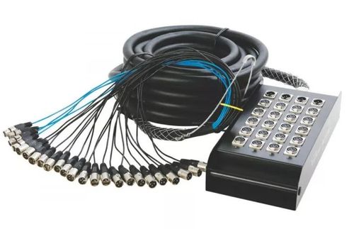 On Stage SNK204100V2 100' 20-Channel/4-Return Stage Snake