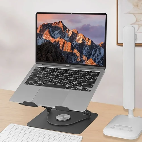 מעמד שולחני למחשב נייד | לפטופ כולל מאווררים Laptop Stand 360