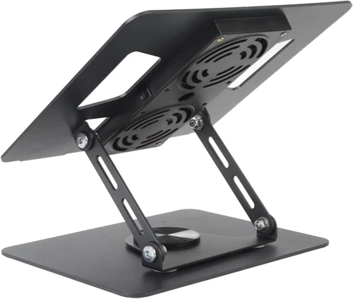 מעמד שולחני למחשב נייד | לפטופ כולל מאווררים Laptop Stand 360