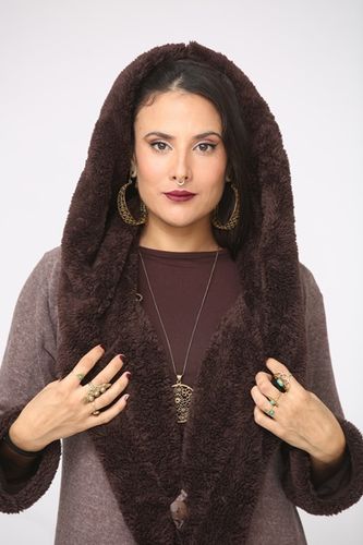 ג'קט פרווה plus size