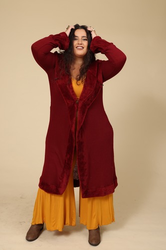 ג'קט פרווה plus size