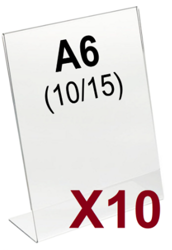  10 מעמדים תפריט / קטלוג A6 - מקט K164