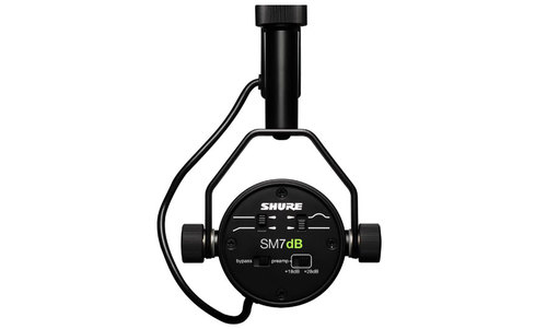 מיקרופון דינאמי עם פרה-אמפ מובנה - Shure SM7dB
