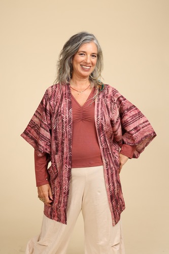 עליונית קימונו תמר Plus size