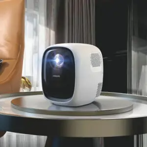 LED HD 720P מקרן חכם PHILIPS Neopix 130 בצבע לבן