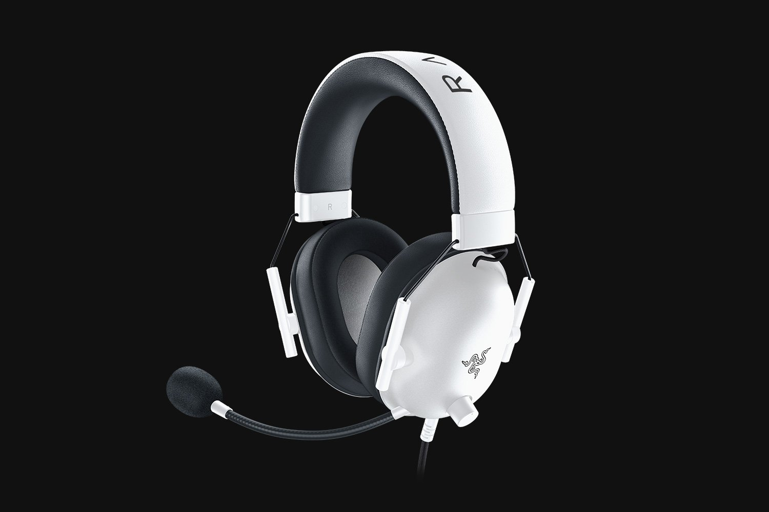 אוזניות – RAZER BLACKSHARK V2 X 3.5 - לבן
