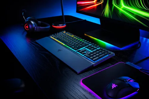 מקלדת חצי מכאנית – RAZER ORNATA V3