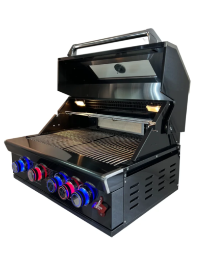 גריל גז בילט אין Volcan B5 Premium שחור