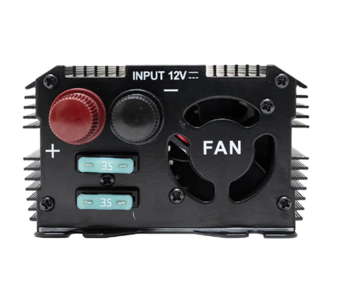 ממיר מתח לרכב 12V ל- 220V הספק 600W + יציאת USB