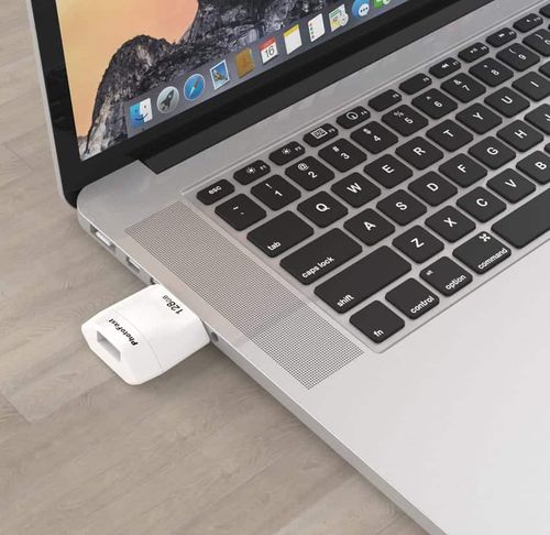 גיבוי קבצים נייד לאייפון בטעינה PhotoCube 128GB