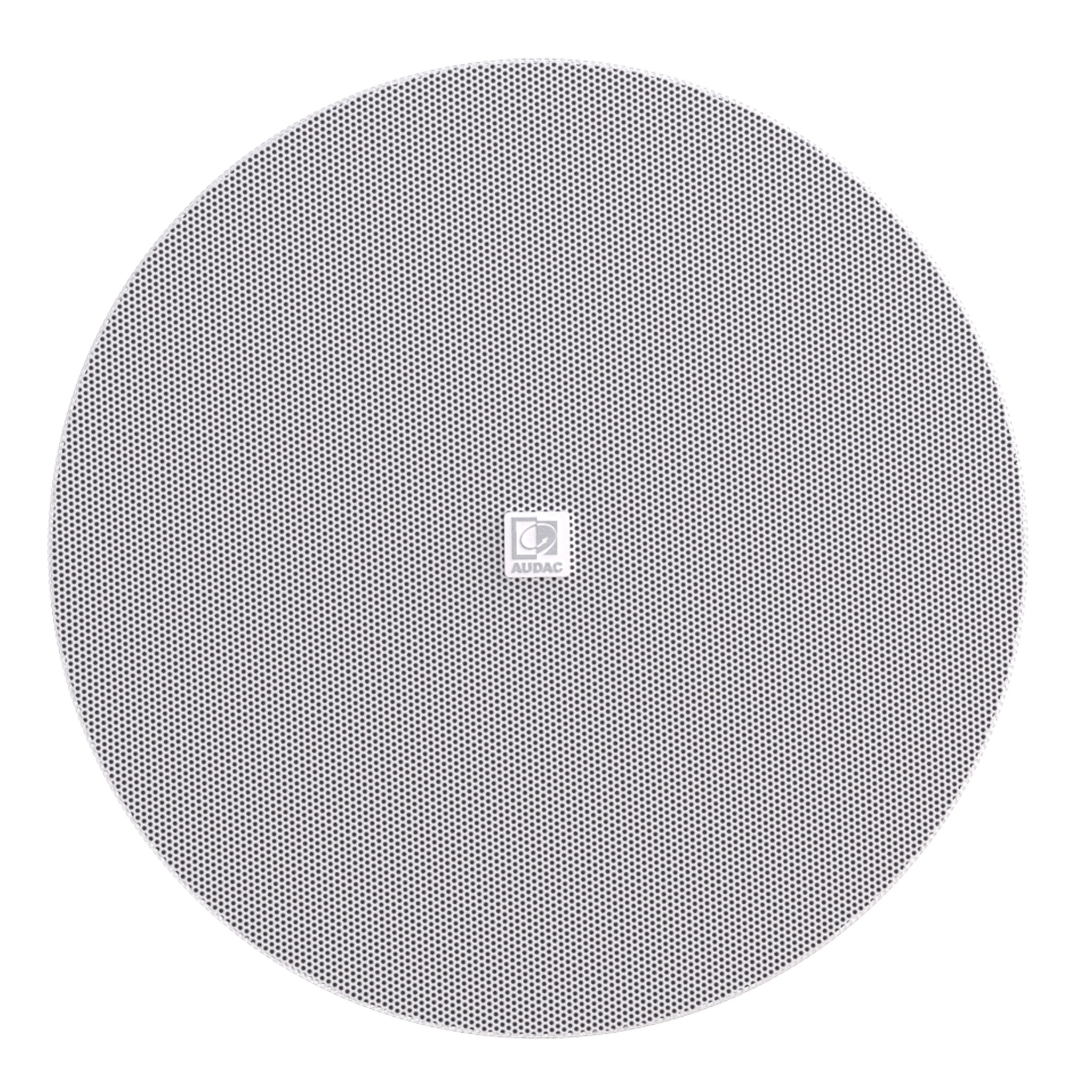 רמקול שקוע תקרה "Premium 4" עם רשת 8Ω/100V TwistFix   גרסה לבנה  (RAL9016) AUDAC CALI424I/W   