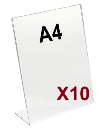 10 מעמדי תפריט / קטלוג A4 - מקט K170
