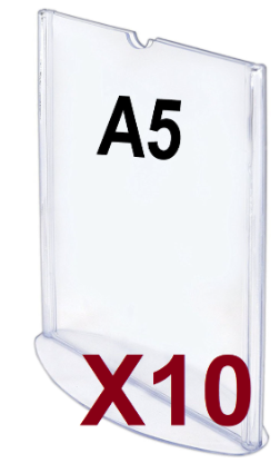 10 מעמדי תפריט / קטלוג A5- מקט K234