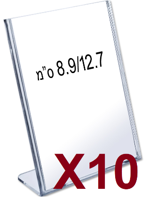 10 מעמדי תצוגה K162 מידה 8.9/12.7 ס"מ