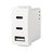 מטען מהיר 3 יציאות USB 2C+A PD לבן 1M MATT ניסקו סוויץ' NISKO SWITCH
