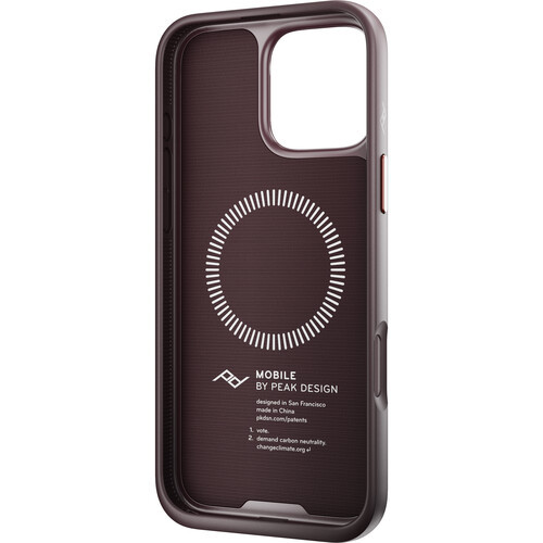 כיסוי Peak Design Everyday Case For iPhone 16 Pro Max בורדו Eclipse