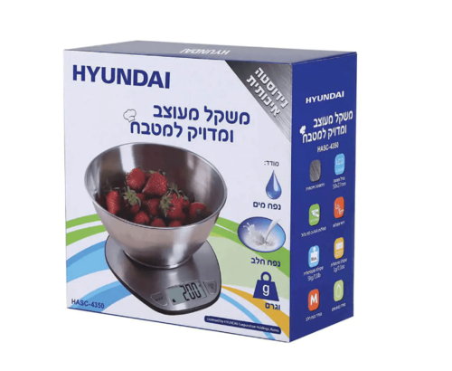 משקל מטבח דיגיטלי מפואר HASC-4350 יונדאי