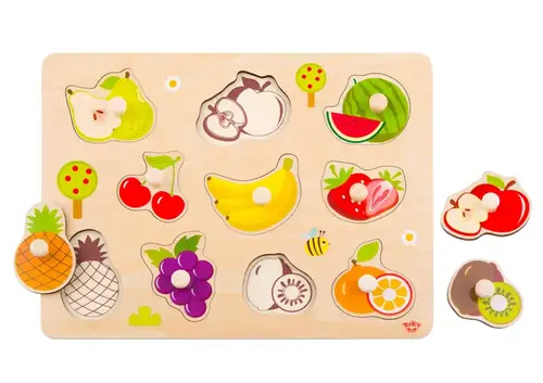 פאזל עץ איכותי - פירות