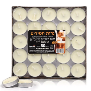 נרות חימום ריחניים - ניחוח וניל