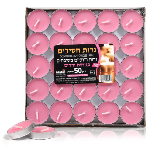 נרות חימום ריחניים - ניחוח ורדים