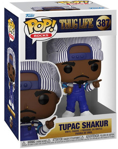 בובת פופ מוזיקה: ת'אג לייף - טופאק שאקור - Funko POP! Rocks: Thug Life - Tupac Shakur #387