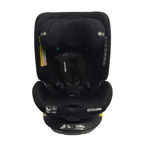 כיסא בטיחות בתקן I-SIZE G412 מסתובב 360º מבית  BabySafe (שחור)
