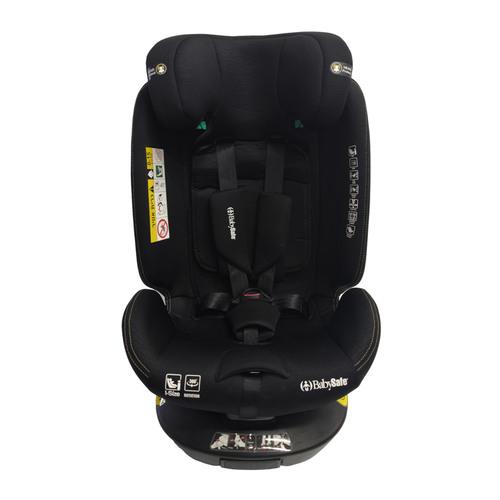 כיסא בטיחות בתקן I-SIZE G412 מסתובב 360º מבית  BabySafe (שחור)