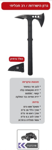 גרזן, מוצרי קמפינג
