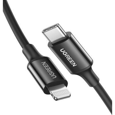 כבל טעינה מסוג USB-C ל-Lightning באורך 2 מטר בצבע שחור - UGREEN