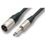 כבל XLR m - PL m באורך 0.5 מ'