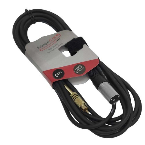 כבל RCA - XLR באורך 5מ.