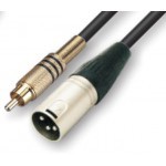 כבל RCA - XLR באורך 5מ.