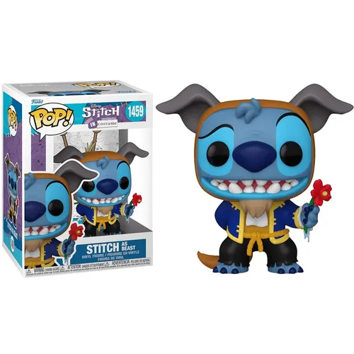 בובת פאנקו פופ דיסני: לילו וסטיץ' Lilo & Stitch סטיץ' בתחפושת - היפה והחיה