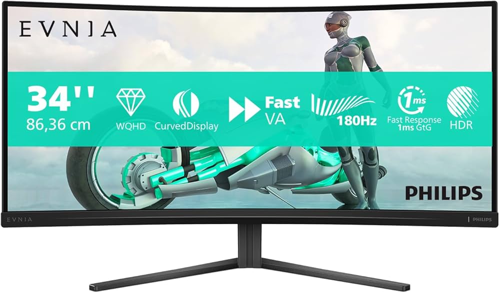 מסך מחשב גיימינג Philips 34M2C3500L WQHD 34
