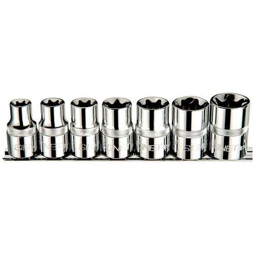 סט בוקסות E-TORX פנימי על פס 7 יח SIGNET D1/2