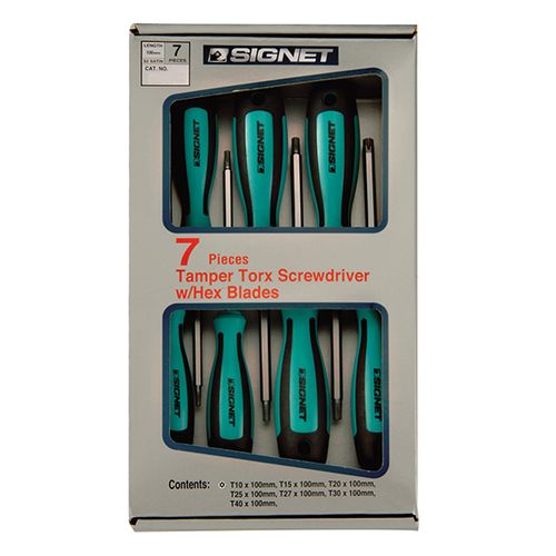 סט מברגי TORX+חור 7 יח SIGNET