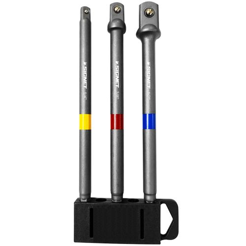 סט 3 מעברים לבוקסה אמפקט:SIGNET150mm,1/4,3/8,1/2