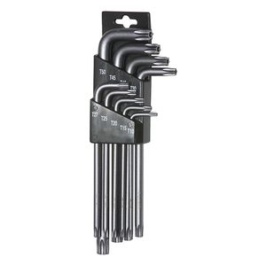 סט מפתחות כרום TORX+חור ארוך 9 יח SIGNET