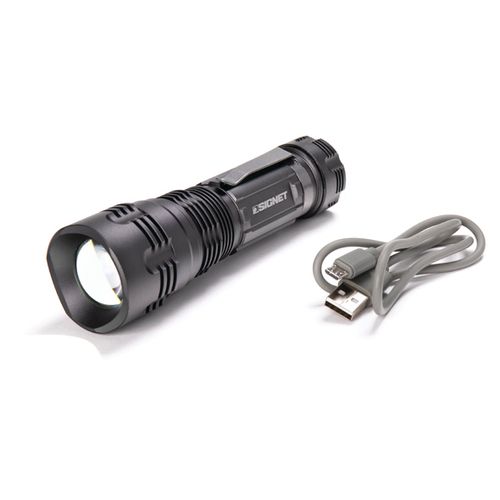פנס אלומיניום טעינת 1300 USB לומן+מגנט SIGNET
