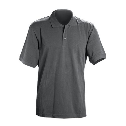 חולצת פולו Dry-Fit ש.קצר אפור כהה SIGNET S