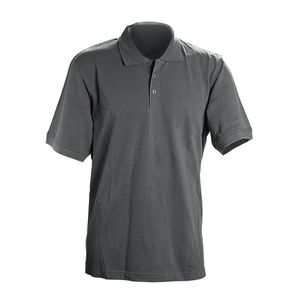 חולצת פולו Dry-Fit ש.קצר אפור כהה SIGNET S